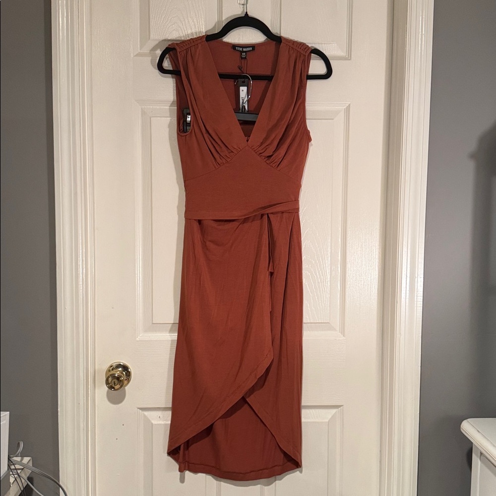 Steve Madden Rust Sleeveless two piece dress set